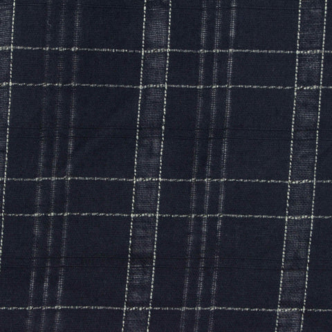 White Check Woven, Cotton
