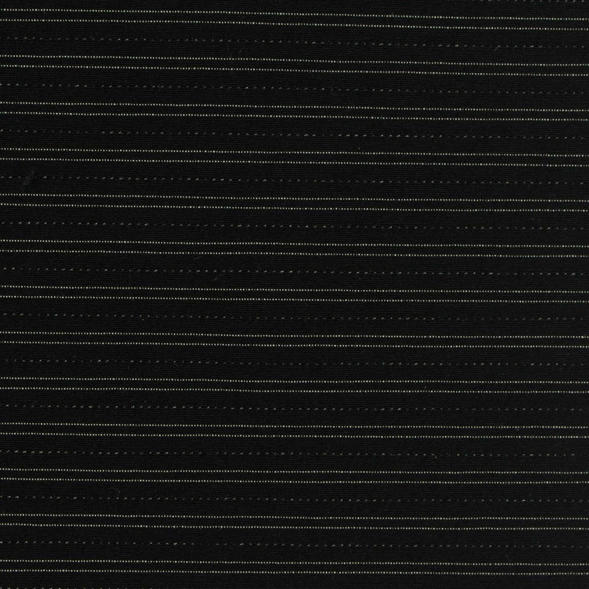 Black Horizontal-Stripe Bengaline, Viscose-Nylon, 260 gsm