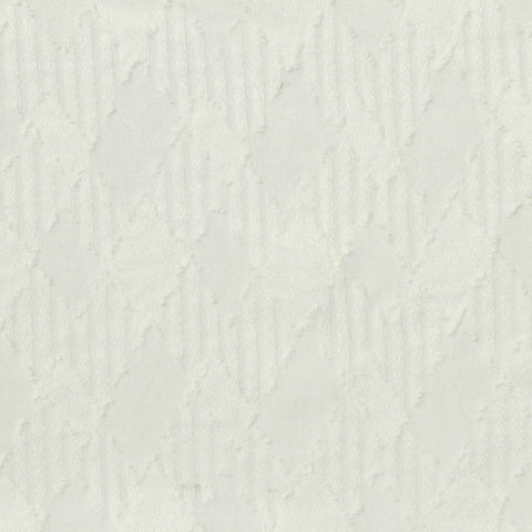 Off-White Abstract Jacquard, Polyester