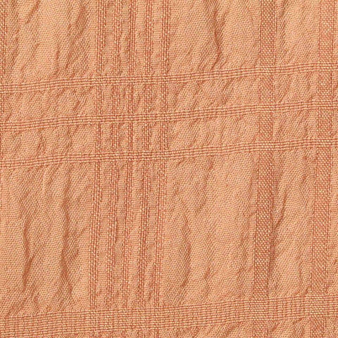 Peach Textured-Grid Chiffon, Polyester