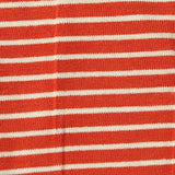 Orange Horizontal-Stripe Jersey Knit, Viscose — texture