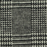 Black Plaid Jacquard, Viscose-Poly — texture