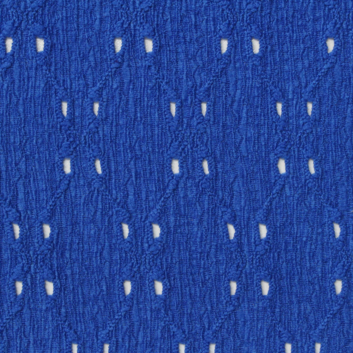 Jacquard Polyester Stretch Warp Knit Fabric, 170 gsm, 160 cm — Blue