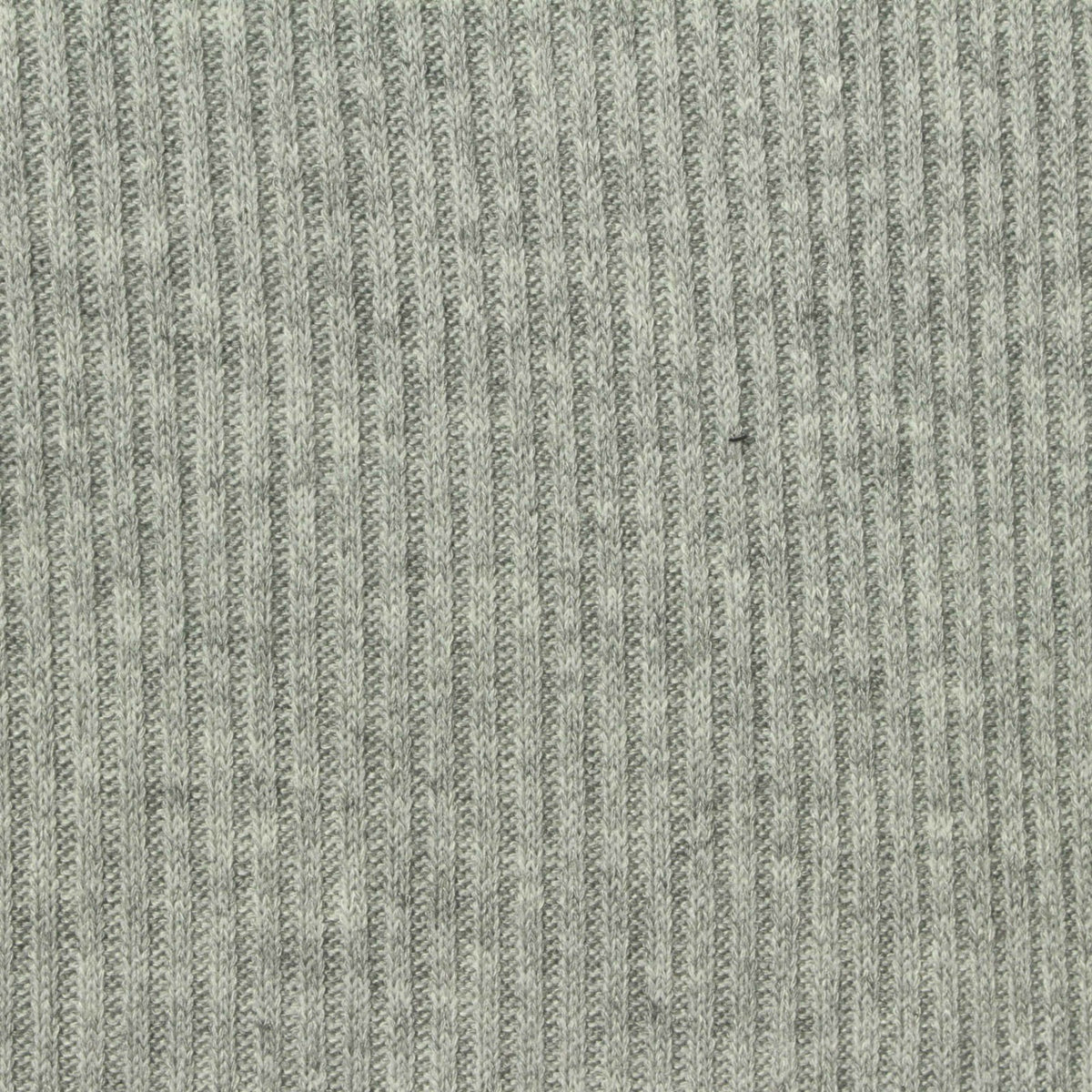 Heather Grey Marl Rib Knit, 250 gsm