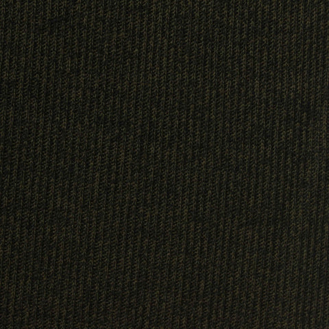 Brushed Polyester Viscose Stretch Rib Knit Fabric, 210 gsm, 160 cm — Khaki