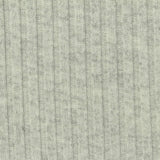 Light Grey Marl Rib Knit, Poly-Viscose