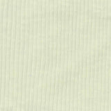 Slub Polyester Viscose Stretch Rib Knit Fabric, 230 gsm, 140 cm — Yellow
