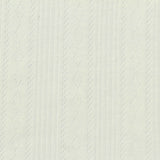 Off-White Vertical-Diamond Pointelle Knit, Poly-Viscose