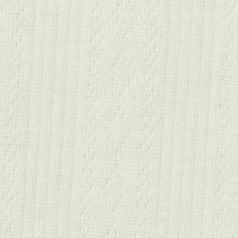 Cream Vertical-Stripe Pointelle Knit, Polyester, 300 gsm