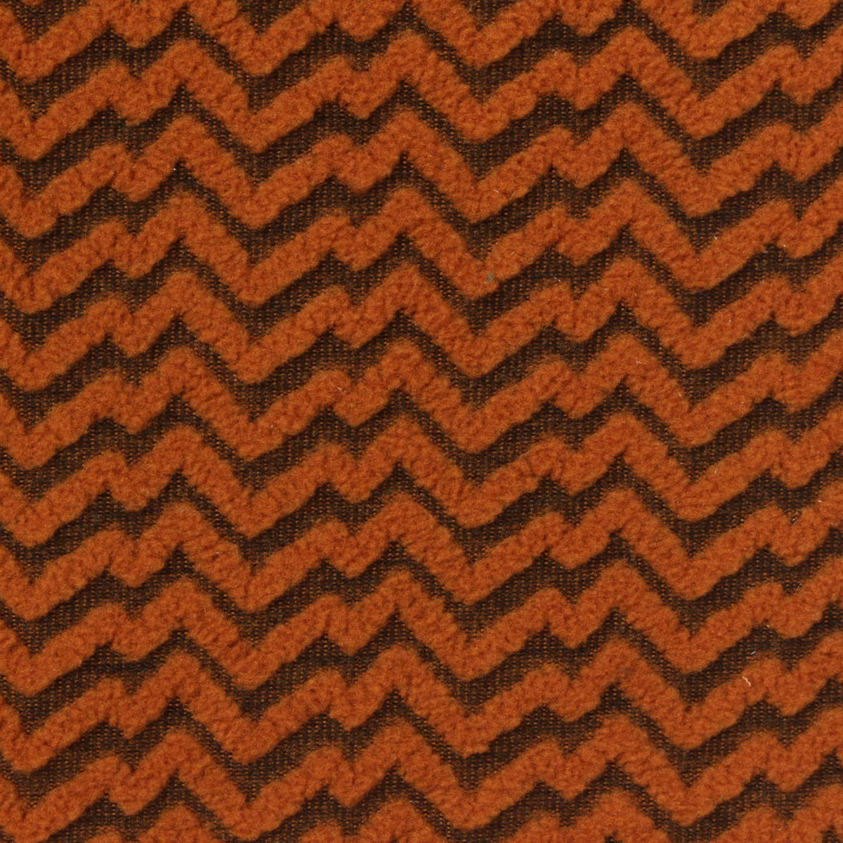 Orange Chevron Fleece, Polyester