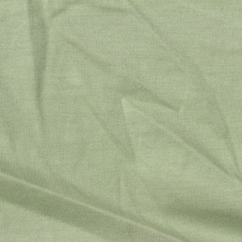 Cotton Viscose Jersey Knit Fabric, 175 gsm — Green