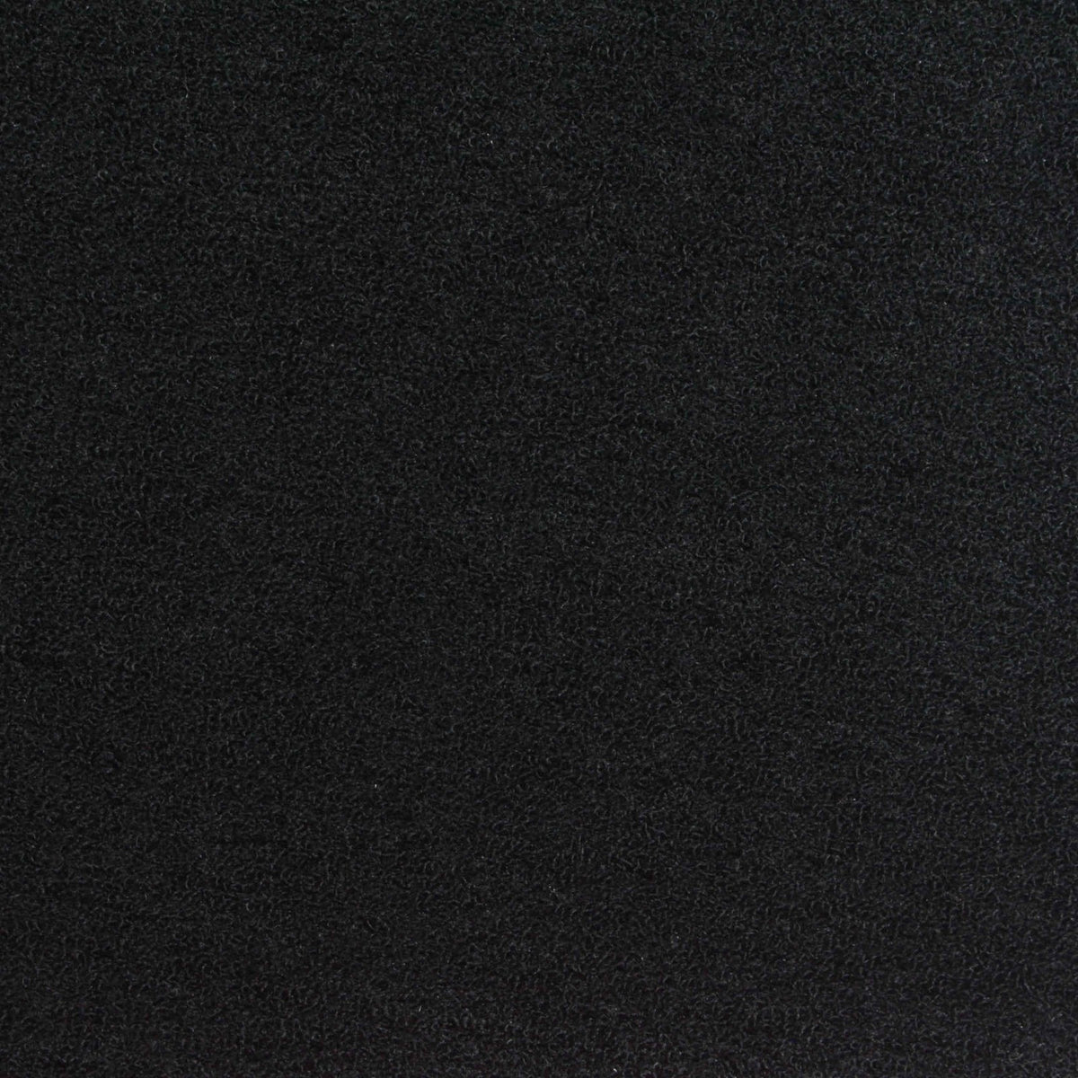 Brushed Polyester Viscose Knit Fabric, 350 gsm — Black