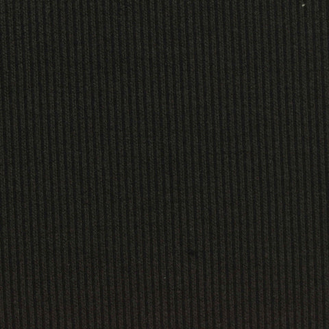 Polyester Tencel Lyocell Stretch Interlock Knit Fabric, 320 gsm — Black