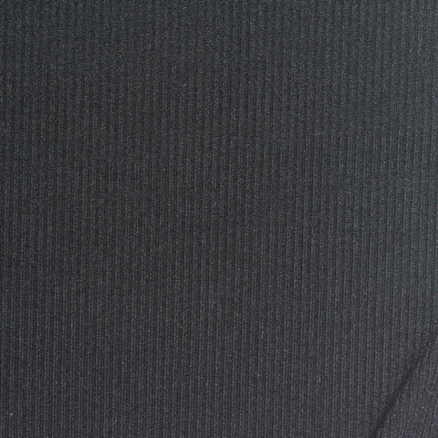 Polyester Stretch Rib Knit Fabric, 280 gsm, 130 cm — Grey