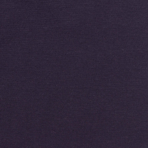 Cotton Stretch Rib Knit Fabric, 220 gsm, 170 cm — Navy, ref EF-268841