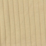 Polyester Cotton Rib Knit Fabric, 190 gsm, 155 cm — Khaki