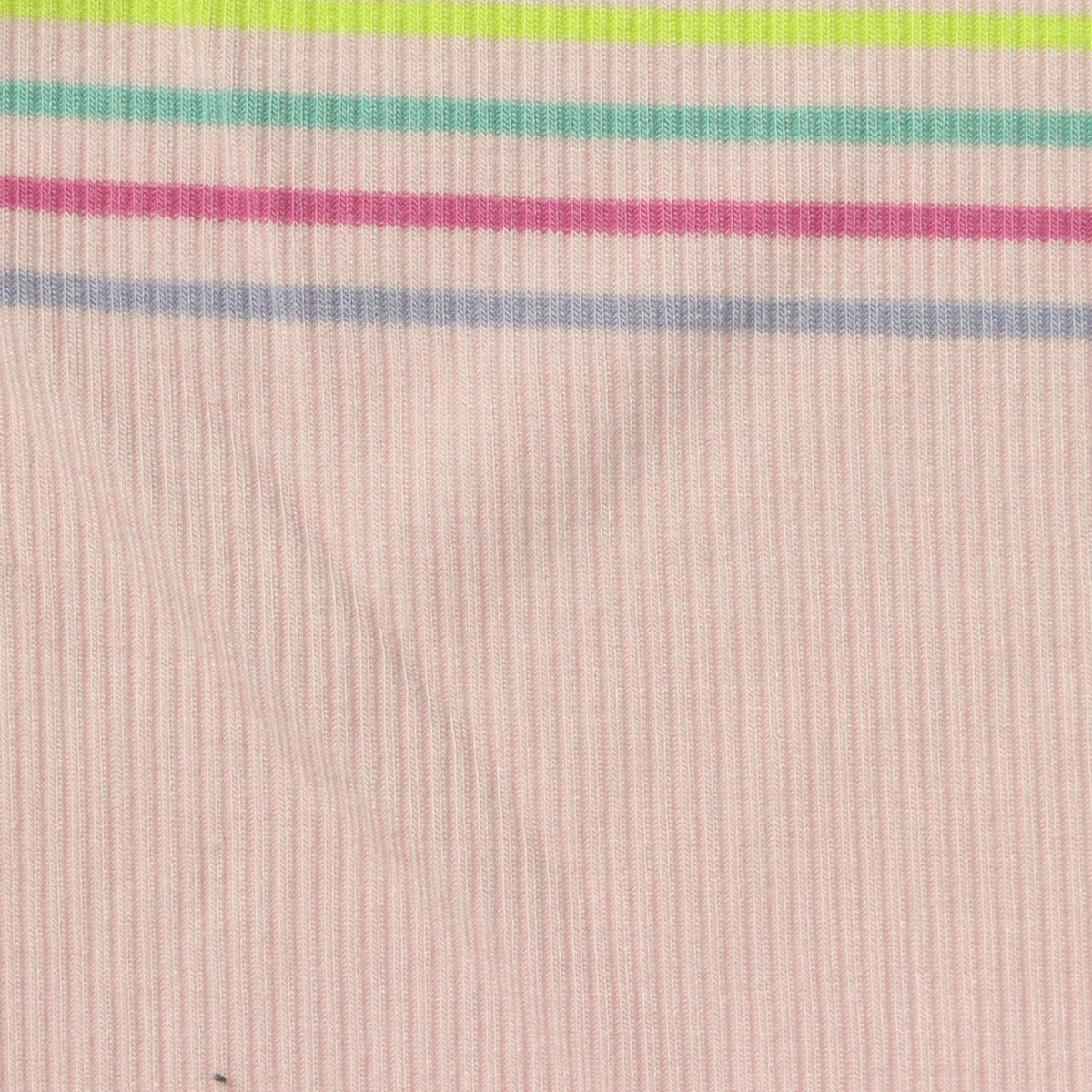 Pink Horizontal-Stripe Rib Knit, Viscose, 250 gsm, 160 cm