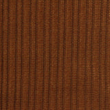 Polyester Stretch Rib Knit Fabric, 240 gsm, 160 cm — Brown