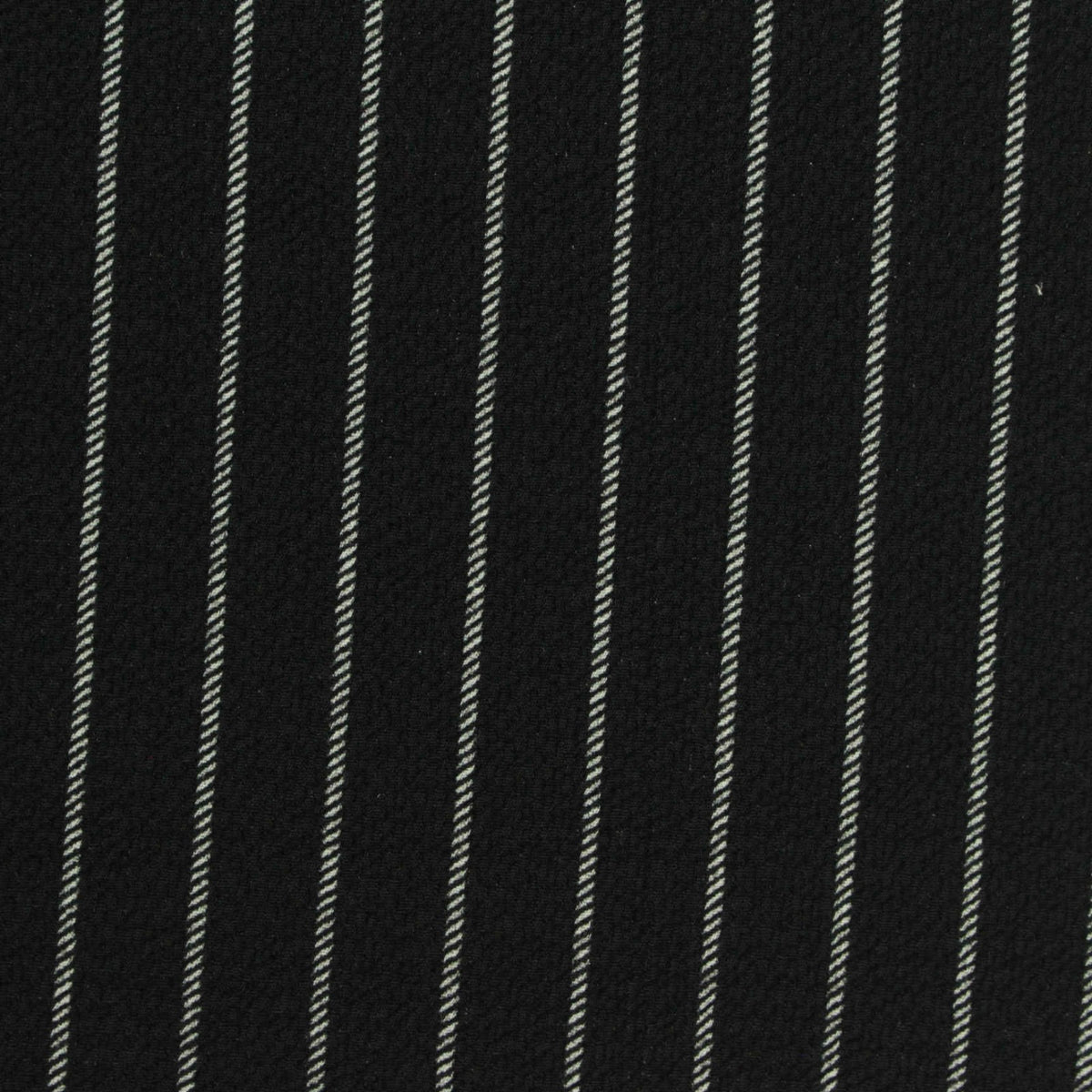 White Vertical-Pinstripe Woven, Polyester