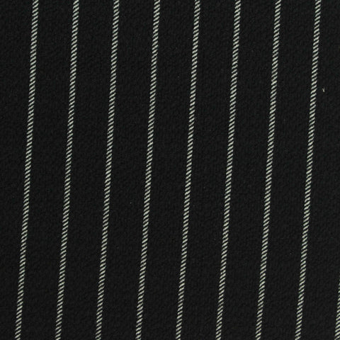 White Vertical-Pinstripe Woven, Polyester