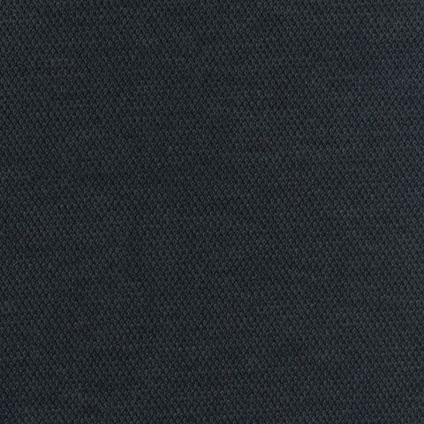 Polyester Cotton Stretch Piqué Knit Fabric, 310 gsm, 155 cm — Navy