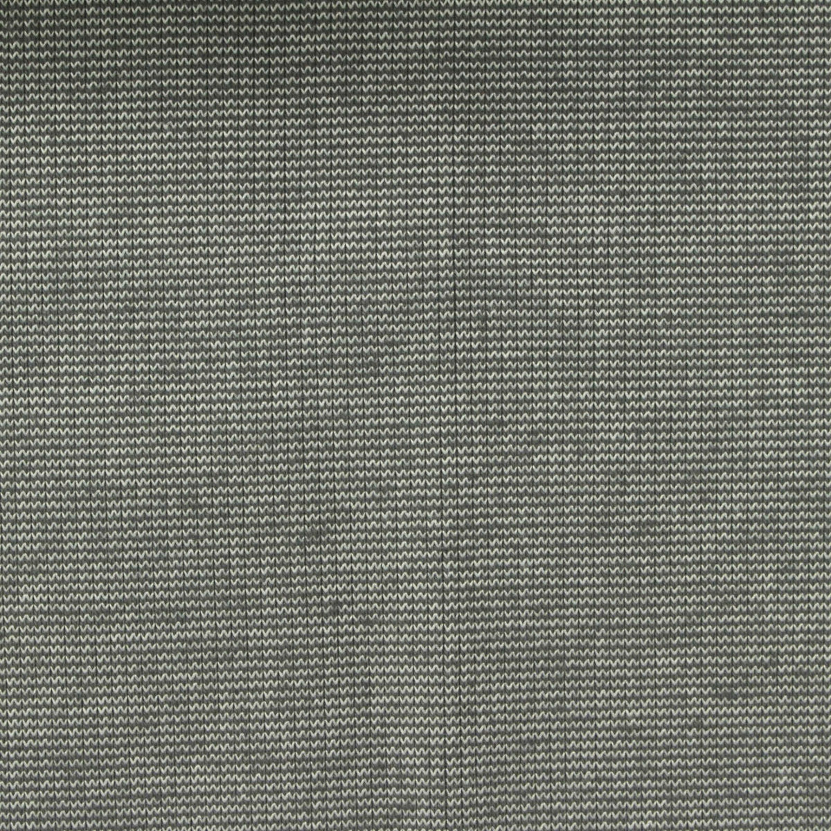Heathered Grey Marl Rib Knit, Cotton-Poly, 430 gsm