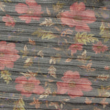 Pink Floral Jersey Knit, Polyester