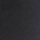 Polyester Stretch Linen-Look Fabric, 210 gsm, 160 cm — Black