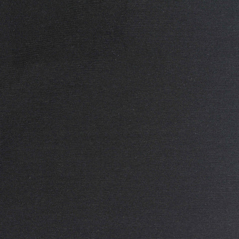 Polyester Stretch Linen-Look Fabric, 210 gsm, 160 cm — Black, ref EF-268893