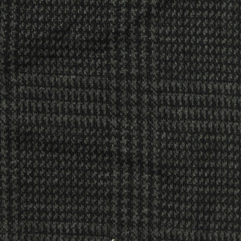 Dark Grey Check Jacquard, Polyester, 230 gsm