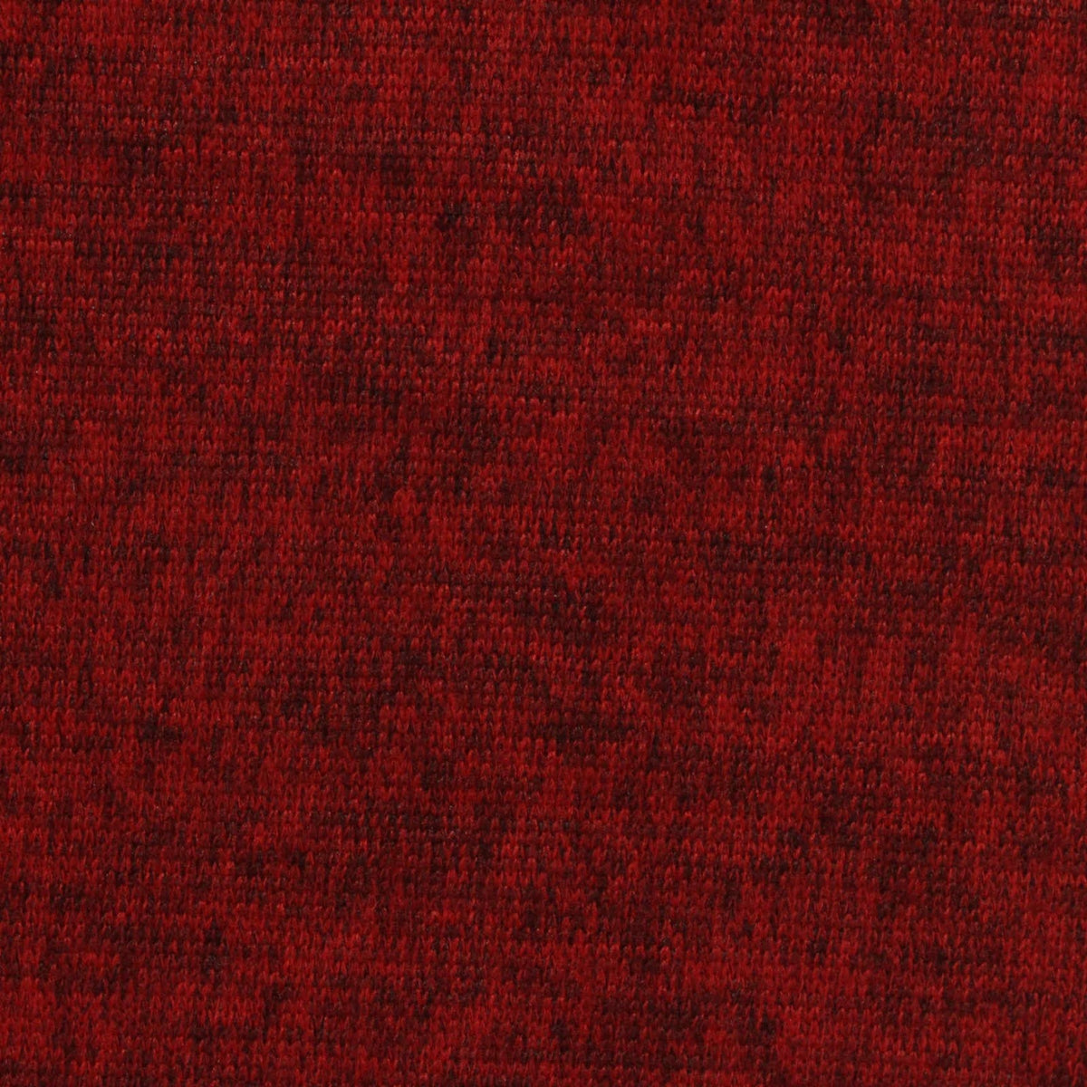 Red Marl Chunky Knit, Polyester, 210 gsm