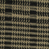 Plaid Polyester Stretch Knit Fabric, 300 gsm, 160 cm — Khaki — texture