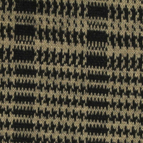 Plaid Polyester Stretch Knit Fabric, 300 gsm, 160 cm — Khaki