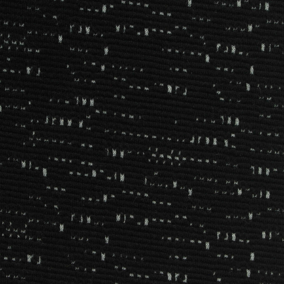 Black Marl Jacquard, Cotton-Poly, 350 gsm
