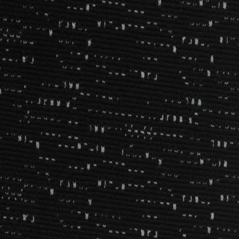 Black Marl Jacquard, Cotton-Poly, 350 gsm