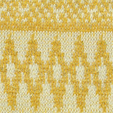 Yellow Zigzag Jersey Knit, Polyester — texture