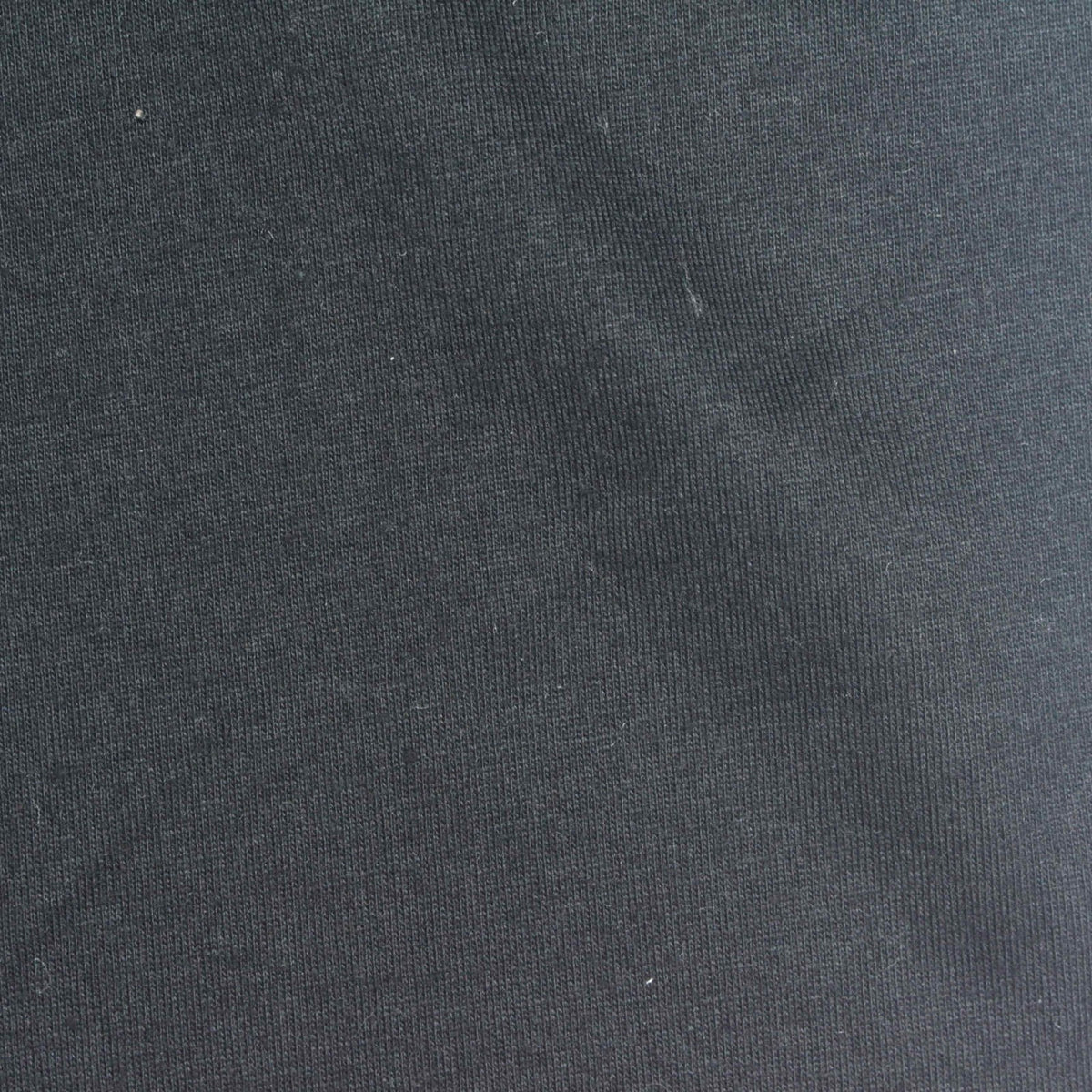 Polyester Cotton Stretch Scuba Knit Fabric, 260 gsm, 185 cm — Black