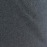 Polyester Cotton Stretch Scuba Knit Fabric, 260 gsm, 185 cm — Black