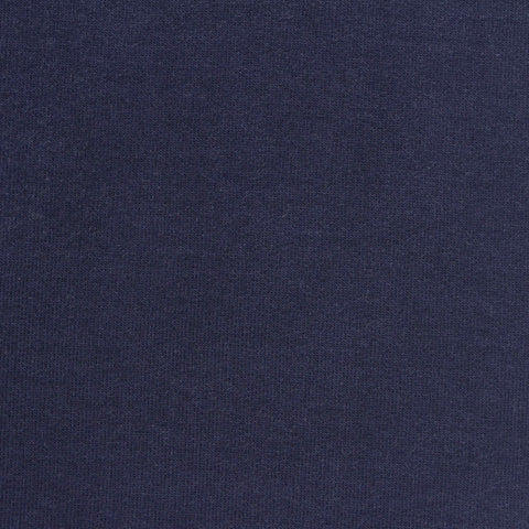 Printed French Terry Fabric, 240 gsm, 160 cm — Navy