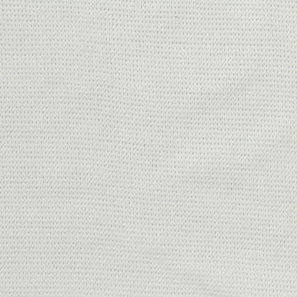 Polyester Viscose Stretch Interlock Knit Fabric, 310 gsm, 160 cm — White