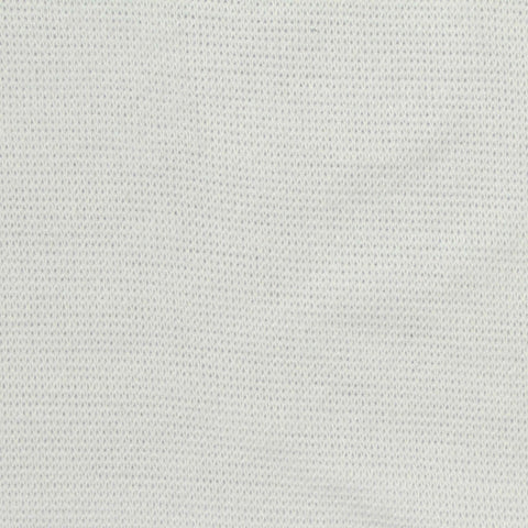 Polyester Viscose Stretch Interlock Knit Fabric, 310 gsm, 160 cm — White