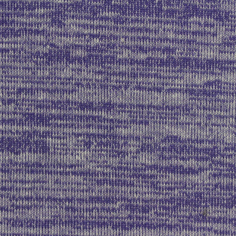 Purple Marl French Terry, Poly-Cotton, 450 gsm