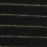 White Horizontal-Stripe French Terry, Poly-Acrylic