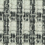 Black Textured-Plaid Bouclé, Poly-Viscose — texture