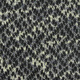Black Houndstooth Chunky Knit, Poly-Cotton