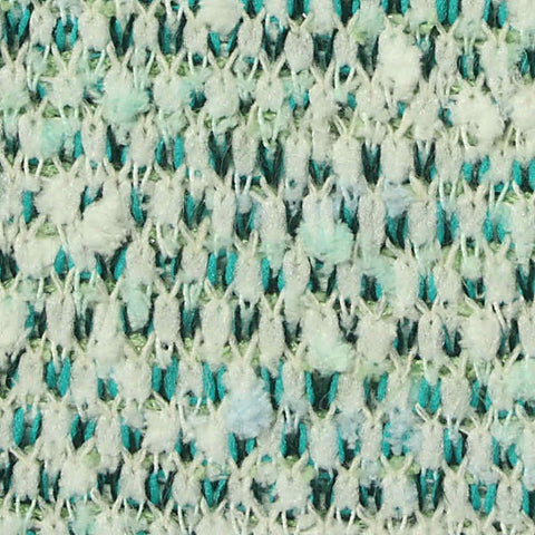 Heathered White Marl Bouclé, Poly-Cotton