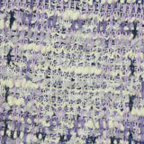 White Textured Bouclé, Poly-Cotton