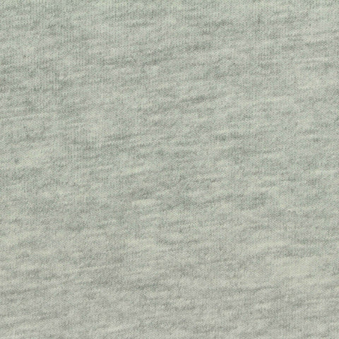 Light Grey Marl Jersey Knit, Cotton-Poly, 200 gsm