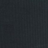 Cotton Stretch Rib Knit Fabric, 300 gsm, 110 cm — Grey