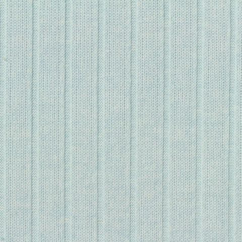 Polyester Stretch Rib Knit Fabric, 210 gsm, 160 cm — Blue
